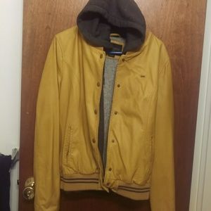 Obey faux leather jacket